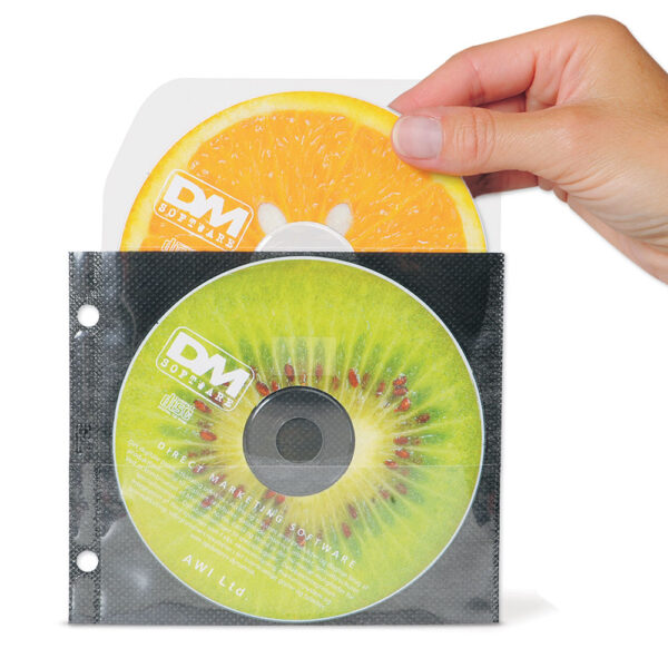 3L Nichtklebende CD/DVD Taschen mit klappe