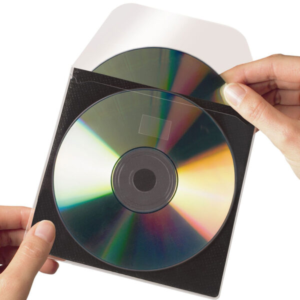 3L Self-adhesive CD-DVD Pockets with Protective Inlay