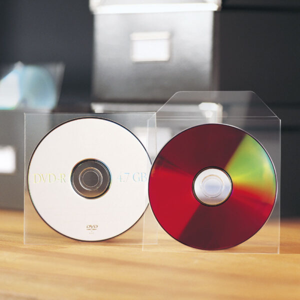 Non-adhesive CD-DVD Pockets