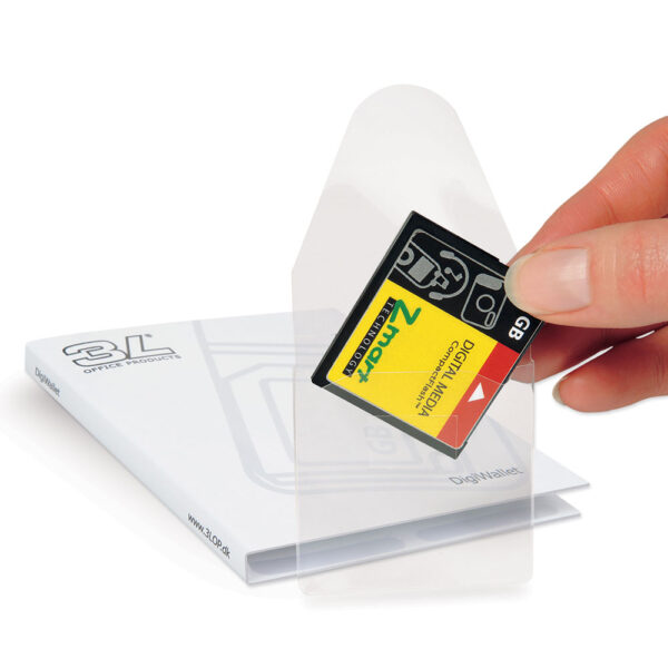 Self-adhesive Memory Card Pockets