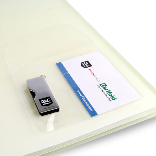 Selvklæbende USB/Visitkortlommer